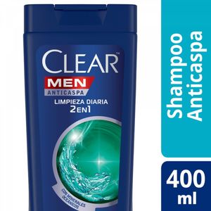 Clear 2 En 1 Dual Effect Men 400ml