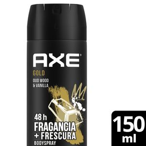 Axe Desodorante Aerosol Gold Wood Vainilla 96 Gr