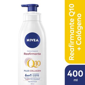 Crema corporal reafirmante q10 + colágeno 6 en 1 400 ml