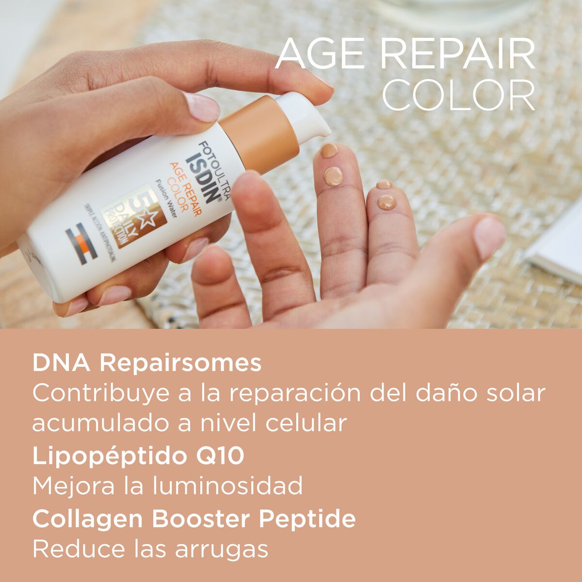 Isdin Foto Ultra, Age Repair Color Water Spf50+ X 50ml
